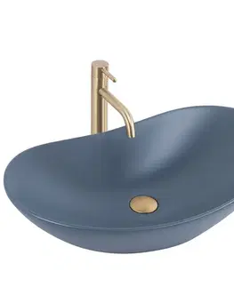 Umývadlá REA - Umývadlo na dosku ROYAL Blueberry Matt 61x35 REA-U6373
