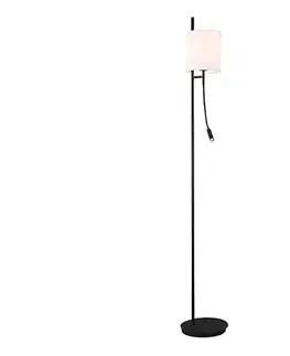 Lampy  LED Stojacia lampa TOKYO 1xE27/40W/230V + LED/3W čierna/biela 50602139