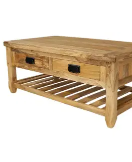 Konferenčné stolíky Konferenčný stolík Devi 110x45x60 indický masív mango