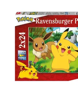 Do 99 dielikov Ravensburger Pokémon 2x24 dielikov