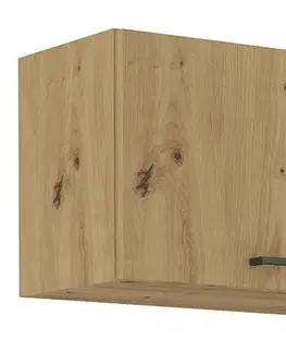 Kuchynské horné skrinky KONDELA Monro 60 GU-36 1F horná kuchynská skrinka dub artisan