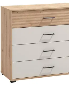 Komody do spálne Komoda Modena 4f Artisan/Kašmír 11013057