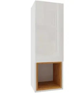 Kancelárske police Závesná skrinka Izumi 3 WH-DC biela mat/lesk/artisan