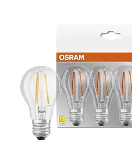 LED osvetlenie Sada 3x LED žiaroviek BASE CLASSIC FILAMENT A60 E27/7,5W/230V 4000K - Osram 4058075592377