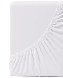Plachty 4Home jersey prestieradlo Mako biela, 90 x 200 cm