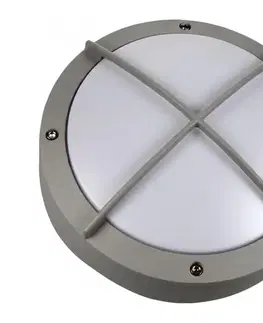 Svietidlá  LED vonkajšie nástenné svietidlo FRODA LED/12W/230V IP54 sivé SKU009579