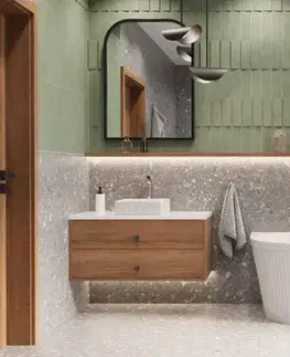 Kúpeľňové batérie INVENA - Umývadlová vysoká batéria Alonia Trend, chróm BU-70-W01-V