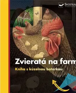 Príroda Zvieratá na farme - Kniha s kúzelnou baterkou