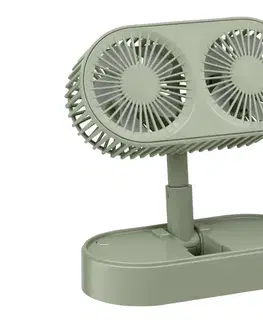 Ventilátory  Nabíjateľný stolový látor 3,7 V, 1200 mAh, zelený 8711252436425