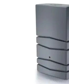 Lieviky Kinekus Sud na dažďovú vodu AQUA TOWER 350L, svetlo sivý +ventil