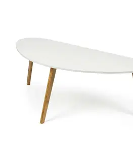 Konferenčné stolíky Konferenčný stolík ESPEN Mini, 120 cm, biely, 120 cm