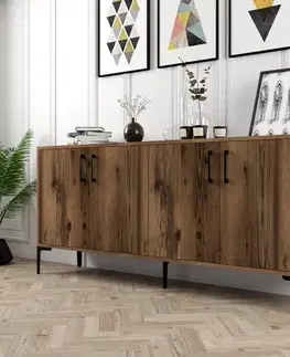 Komody Konzolový stolík Kiev - Walnut