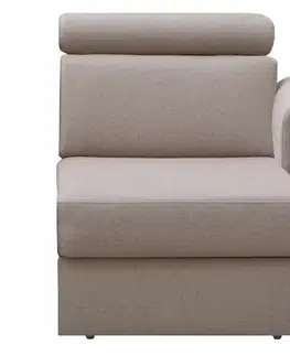 Sedacie súpravy KONDELA Marieta OTT 1B ZP P otoman s úložným priestorom béžová
