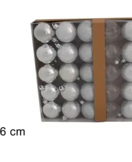 Vianočné ozdoby MAKRO - Gule vianočné 6cm 30ks