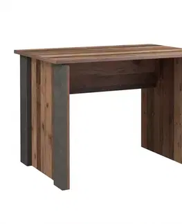 Moderné kancelárske stoly Písací stôl Symmach 103 Old-Wood Vinteage/Betón