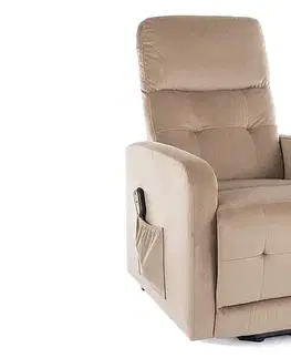 Relaxačné Polohovacie kreslo OTUS II VELVET Signal