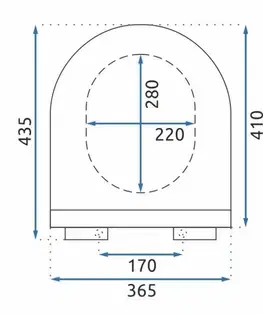 Záchody REA - WC sedátko CARLO LAVA MATT DUROPLAST SLIM REA-C4620