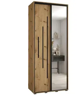 Šatníkové skrine Skriňa 45 Canaris 13 100 artisan/čierna