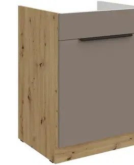 Kuchynské skrinky stojace Kuchynská skrinka Aria-Ta/Ar Anti Fingerprint 60zl 1s Bb