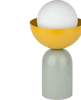 Lampy Osram - Stolná lampa DECOR BOWL 1xE14/25W/230V zelená/žltá 4058075847040