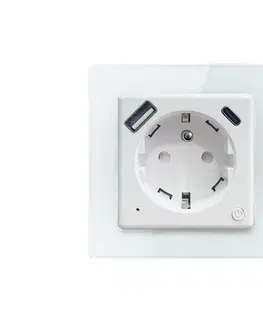 LED osvetlenie  NEO 07553L - Inteligentná zásuvka E 16A/230V + 1xUSB-A+1xUSB C PD 20W 07553L