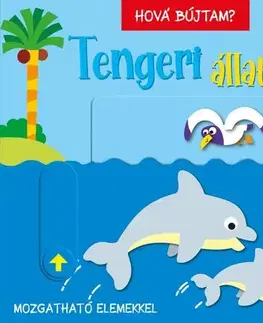 Leporelá, krabičky, puzzle knihy Hová bújtam? Tengeri állatok