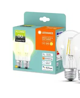 LED osvetlenie SADA 2x LED Stmievateľná žiarovka SMART+ A60 E27/6W/230V 2700K  - Ledvance 4058075625785