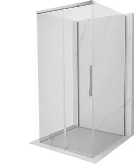 Sprchovacie kúty MEXEN/S - Rox-3S sprchovací kút 3 stenný, posuvný 120 x 120, transparent, chróm 8C2-120-120-01-00-3S