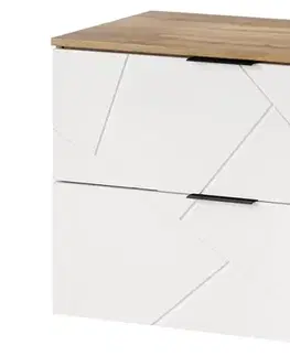 Skrinky do kúpeľne Szynaka Skrinka pod umývadlo MAZI WHITE 38 | 80 cm