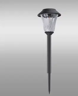 Solárne dekoračné lampy Solárna lampa 46815 čierna