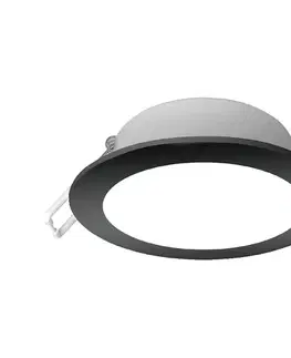 Svietidlá  B.V.  - LED Kúpeľňové podhľadové svietidlo LED/4,8W/230V 3000K čierna IP65 B10405Q9Y