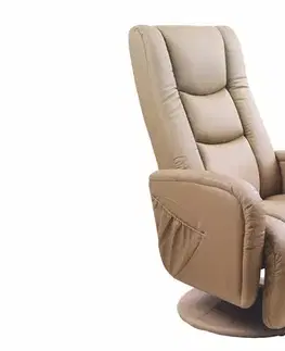 Masážne kreslá HALMAR Pulsar relaxačné kreslo béžová