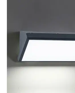 Svietidlá BRILAGI - LED Vonkajšie nástenné svietidlo TRIANGLE LED/20W/230V antracit IP65 BRI065
