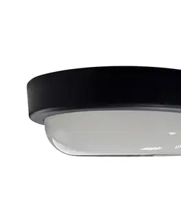 LED osvetlenie  LED Vonkajšie stropné svietidlo LED/15W/230V 4200K pr. 15,5 cm IP64 čierna 008 0001227