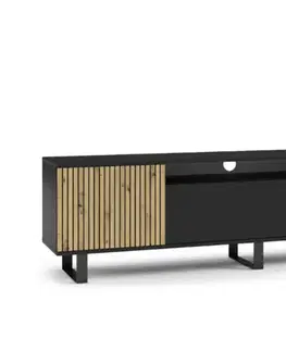 TV stolíky ArtPK TV stolík ROSS 200 | kovové nohy Prevedenie: TV stolík bez LED osvetlenia