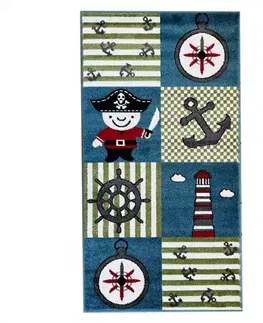 Koberce pre deti Koberec Frisee Soft Kids 1,6/2,3 0450A modrý