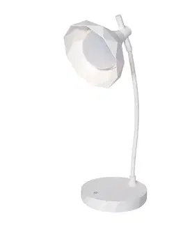 Lampy do obývačky Stolová lampa LED FLEUR 66352 biela LB1