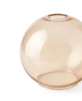 Lampy  Náhradné sklo pre luster POBO pr. 14 cm dymovo-béžové 7338