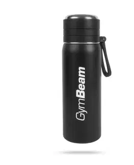 Športové fľaše GymBeam Termoska Steel Black 500 ml