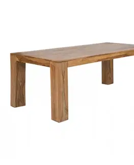 Jedálenské stoly Jedálenský stôl Tara 200x90 indický masív palisander