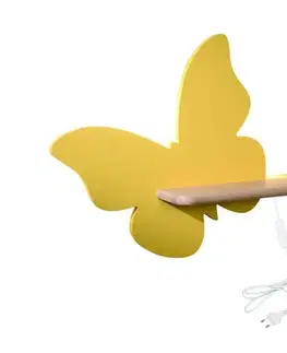 Osvetlenie Detská lampička BUTTERFLY LED Candellux