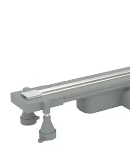 Vane Omp Tea - SUMISURA podlahový žľab s roštom z nerezové oceli, L-450-1230, DN50 983.401.8