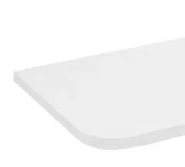 Kúpeľňový nábytok SAPHO - ZORBA Rockstone doska 41x22,5cm, biela mat LT113-0101
