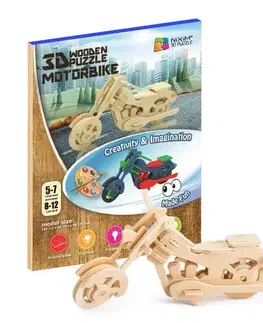 3D puzzle 3D Creative Drevené 3D puzzle Motorka