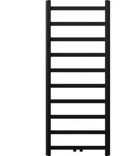 Radiátory do kúpeľne MEXEN - Bolt vykurovací rebrík/radiátor 1200 x 500 mm, 318 W, čierna W126-1200-500-00-70