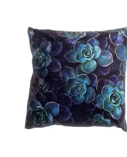 Dekoračné obliečky Dekoračná obliečka 45x45cm Grasse Dark Flowers TiaHome