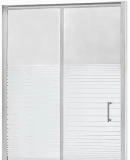 Sprchovacie kúty MEXEN - APIA posuvné dvere 115x190 cm 5mm chróm pasy 845-115-000-01-20