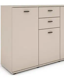Komody do spálne Komoda Milis 3d 2s Kašmír