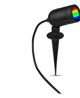 Záhradné lampy Briloner-LED RGBW Stmievateľné vonkajšie svietidlo LED/4,4W/230V 2700/4000/6500K IP44 Wi-Fi Tuya+DO 4002707420866