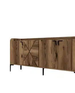 Komody Konzolový stolík Venedik - Walnut
